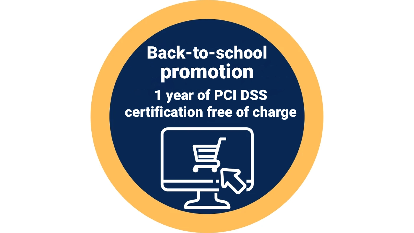 1 year of PCI DSS certification for free!