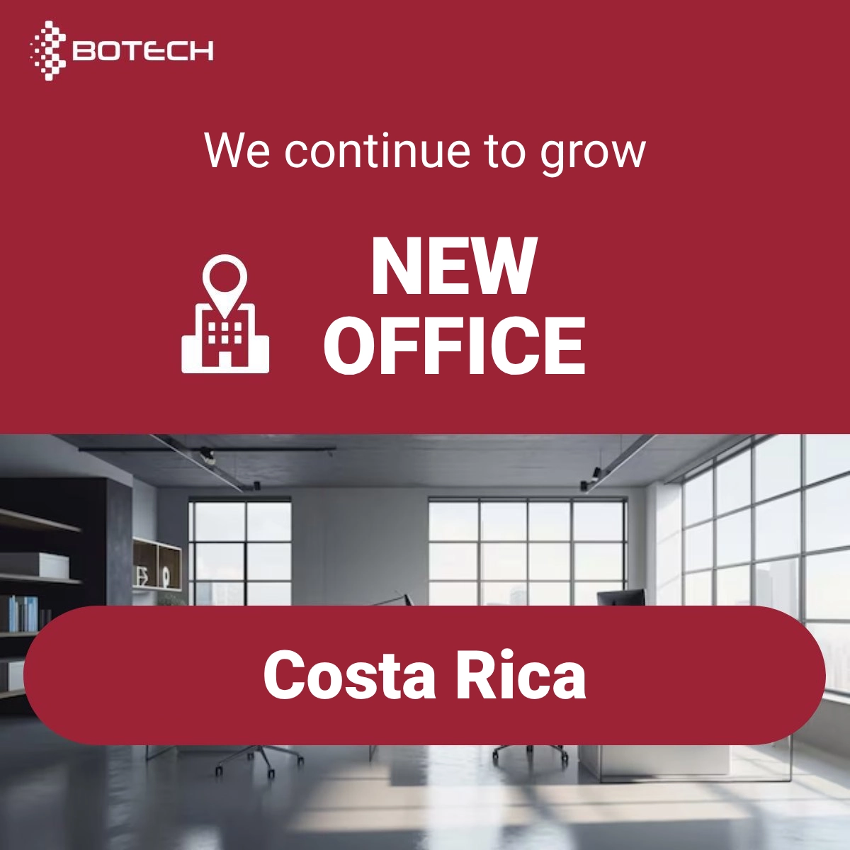 BOTECH opens new office in Costa Rica